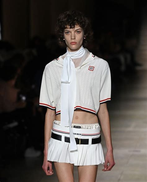 miu miu tennis skirt|miuccia prada skirts.